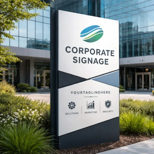 corporate signage